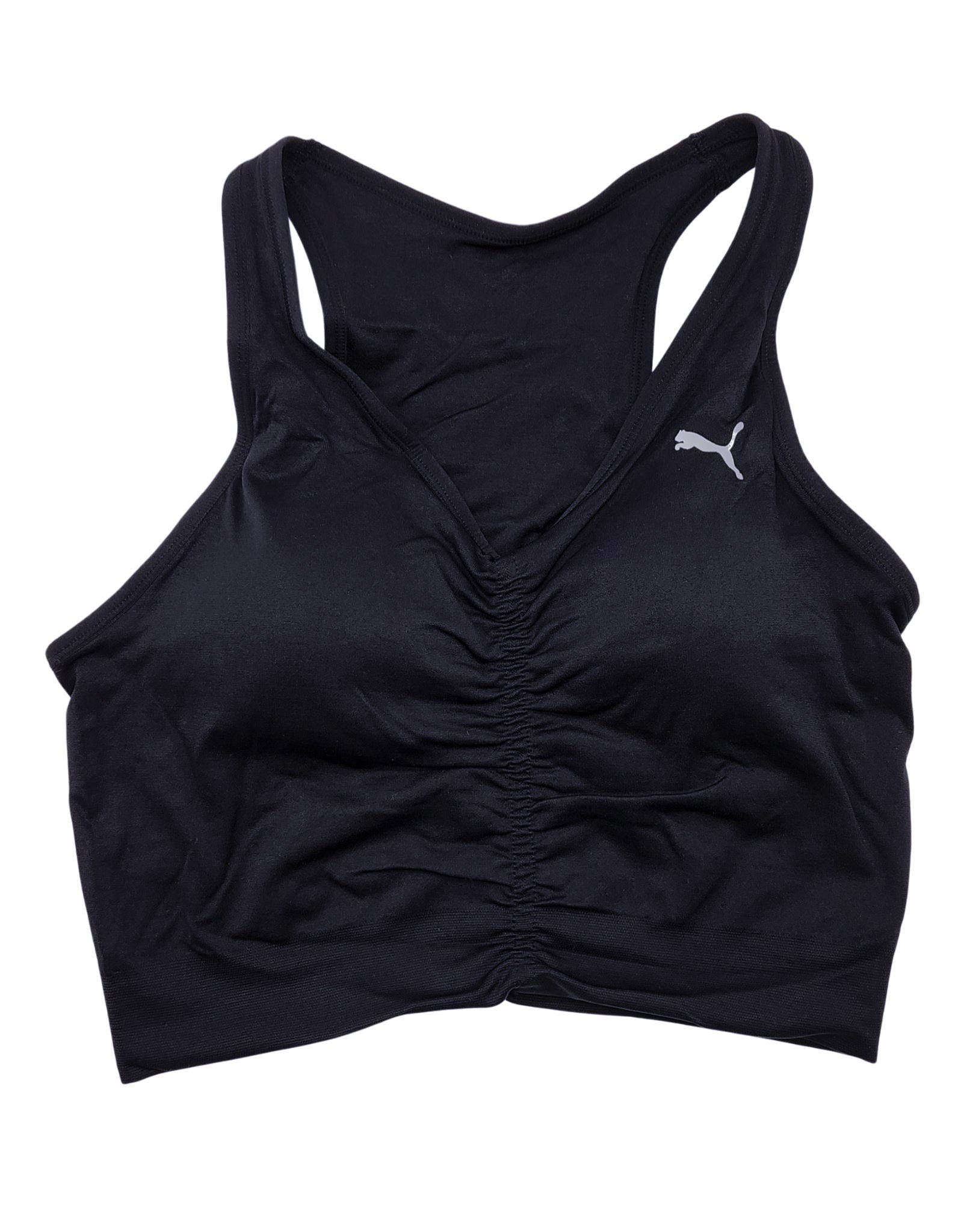 PUMA BLACK SEAMLESS BRA